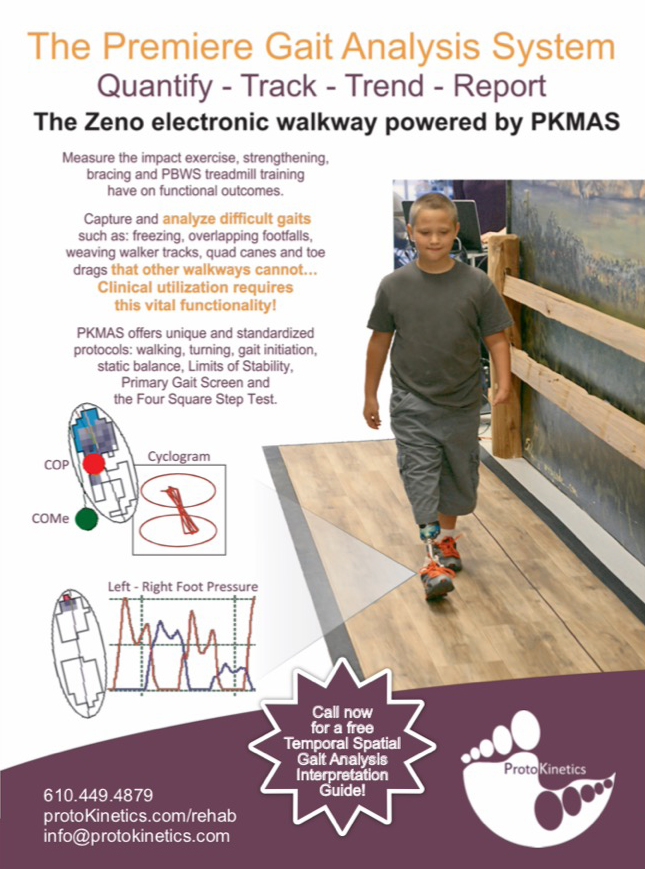 Zeno Walkway & PKMAS for Physical Therapists » ProtoKinetics
